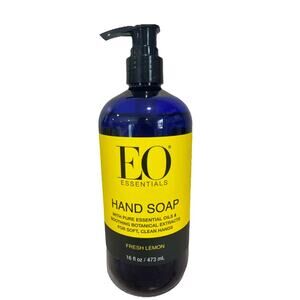 NEW EO Essentials Fresh Lemon Hand Soap Botanical Essential Oil 16 oz